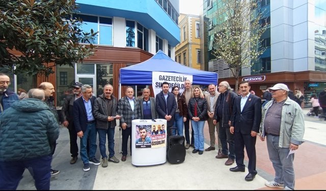 Trabzon’da Sol Parti’den Basın Özgürlüğü Standı