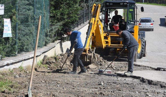 Giresun’da 4 mahallede yol ve kaldırım yenileme başladı