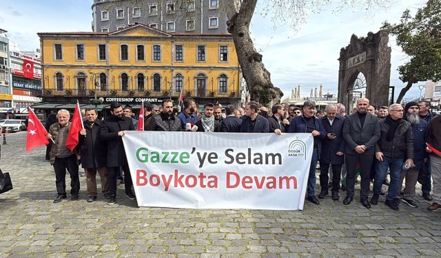 Trabzon’dan Sumud Filosu’na Tam Destek