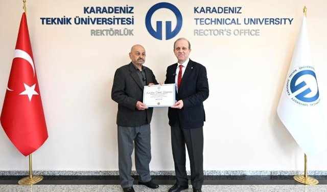 77 Yaşında KTÜ’ye Döndü! Azmi Türkiye’yi Etkiledi