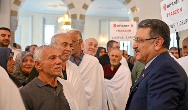 Trabzon’da 950 Hacı Adayı Dualarla Yola Çıktı