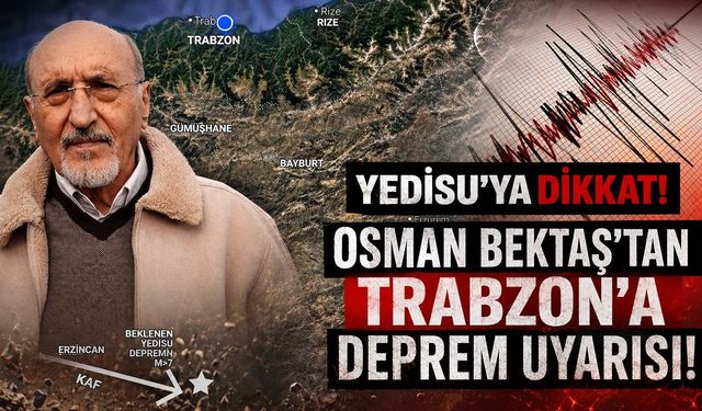 Yedisu'ya Dikkat! Osman Bektaş’tan Trabzon’a Deprem Uyarısı!
