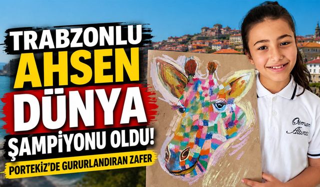 Trabzonlu Ahsen Dünya Şampiyonu Oldu! Portekiz'de Gururlandıran Zafer