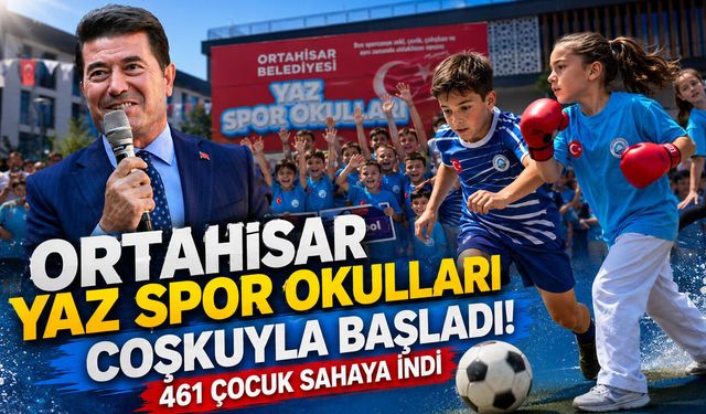 Ortahisar Yaz Spor Okulları Coşkuyla Başladı! 461 Çocuk Sahaya İndi