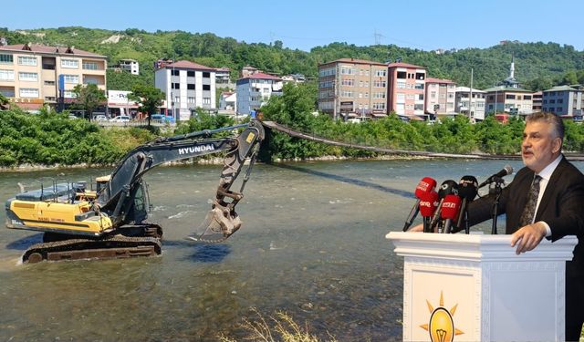 Trabzon Asma Köprü Projesi Başladı: Kazma Vuruldu!