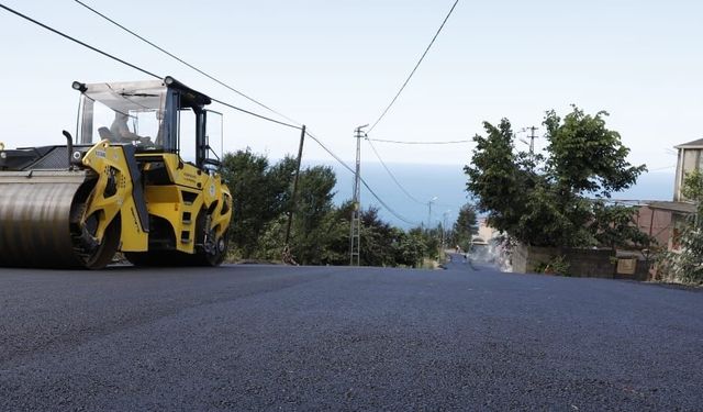 Akçaabat'ta O Mahallede Yol Çilesi Bitti! İşte Yeni Hali