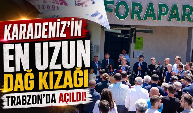 Karadeniz'in En Uzun Dağ Kızağı Trabzon'da Açıldı!