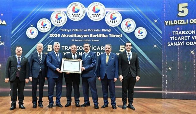 TTSO'ya Dev Gurur! 5 Yıldızlı Belgeyi Bakan Verdi