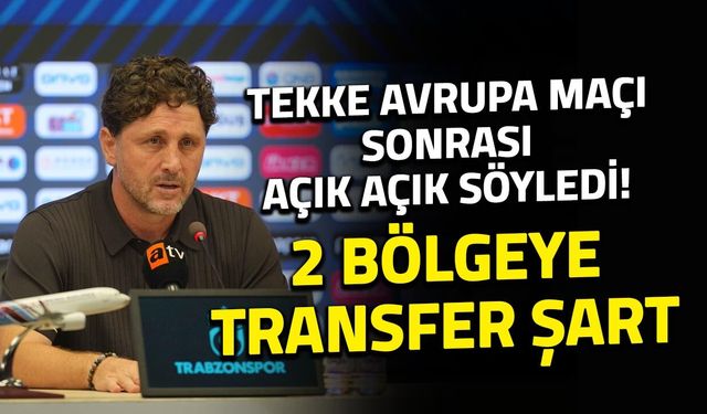 Fatih Tekke Avrupa Maçı Sonrası Konuştu! Santrafor ve 6 Numara Şart