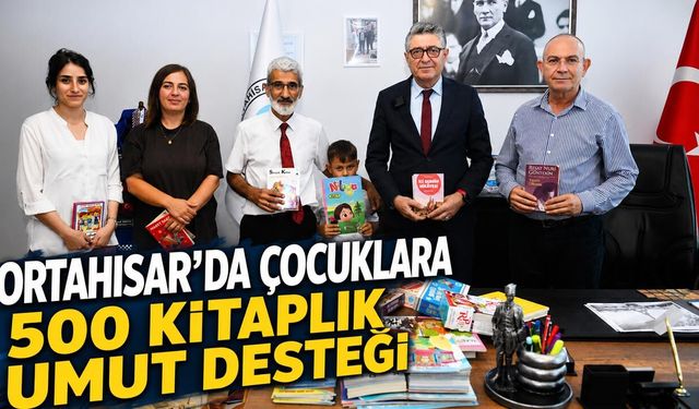 Ortahisar’da Çocuklara 500 Kitaplık Umut Desteği