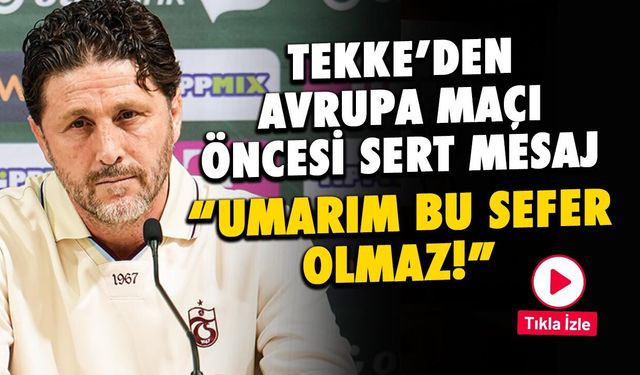 Fatih Tekke’den Ferencvaros Maçı Öncesi Hakem Tepkisi!