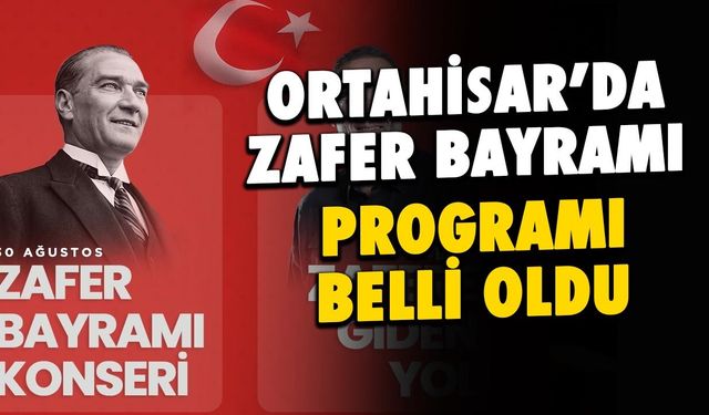 Trabzon Ortahisar'da 30 Ağustos Programı Belli Oldu