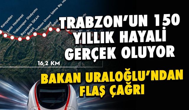 Uraloğlu'ndan Trabzon Hafif Raylı Sistem Çağrısı!
