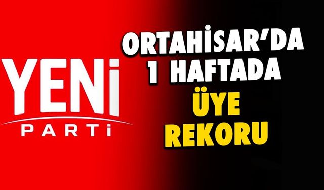 Yeni Parti Ortahisar'da 1 Haftada 3 Bini Aştı