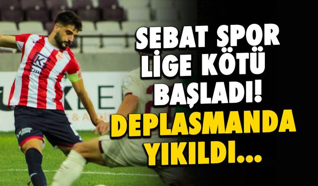 Sebat Spor'dan Elazığ'da Kötü Başlangıç
