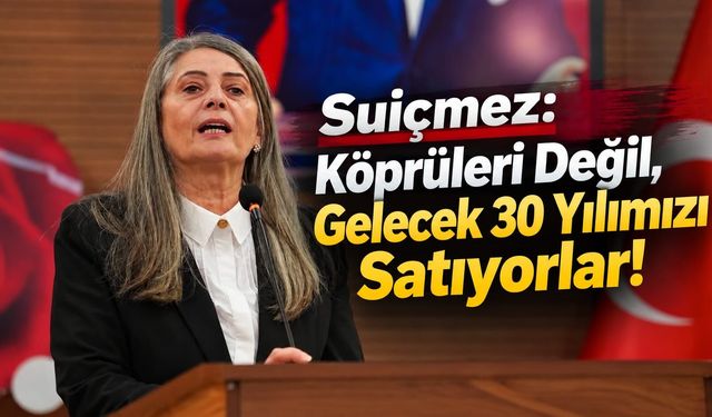 Suiçmez: Köprüleri Değil, Gelecek 30 Yılımızı Satıyorlar!