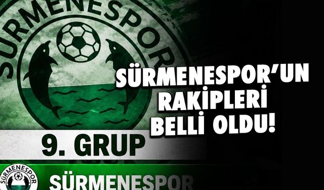 Sürmenespor'un Profesyonelliğe Geçiş Ligi Rakipleri Belli Oldu!