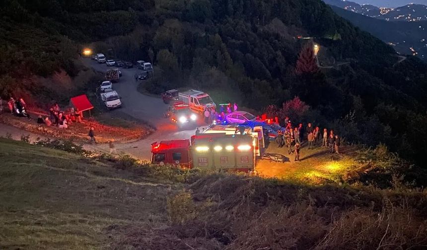 Trabzon'da Polis Memurundan Acı Haber! Uçuruma Düştü...