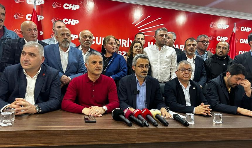 CHP Trabzon’dan Özel'e Tam Destek! “Geri Adım Yok"