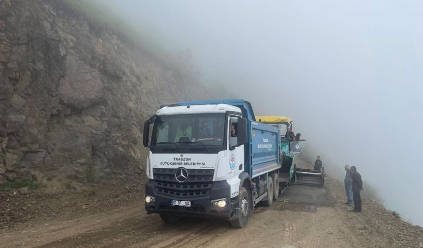 Trabzon'da Ulaşım Devrimi: Yayla Yollarına Kuru Beton