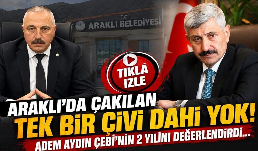 Araklı'da Çakılan Tek Bir Çivi Dahi Yok! BBP'li Aydın Gündemi Değerlendirdi...