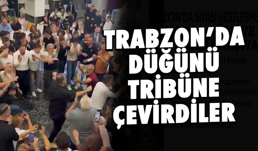 Trabzon'da Düğünü Tribüne Çevirdiler: Günaydın'ın Mutlu Günü
