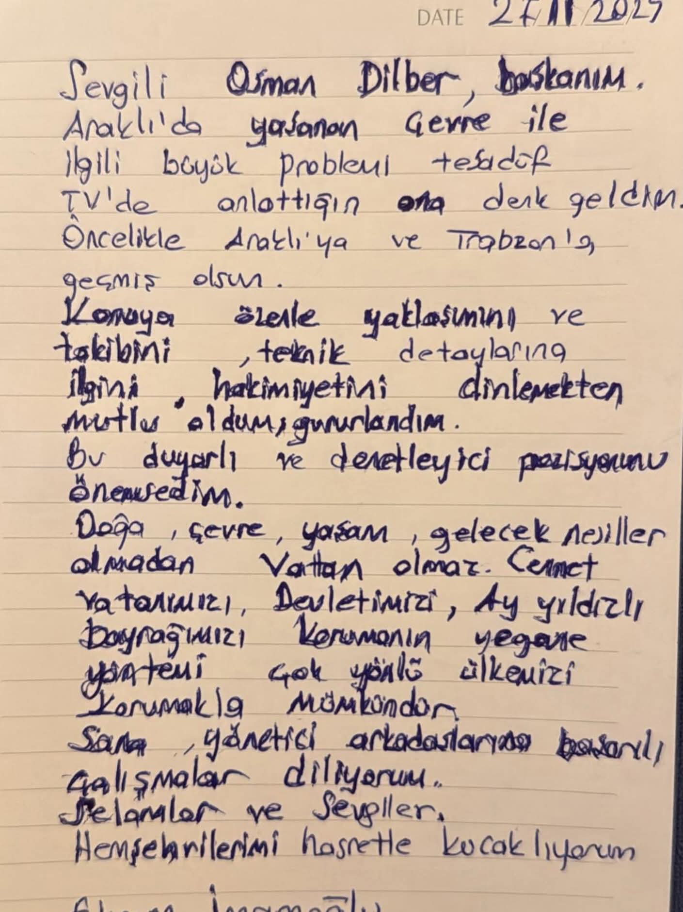 Araklı’daki Çevre Felaketine İmamoğlu Kayıtsız Kalmadı-1