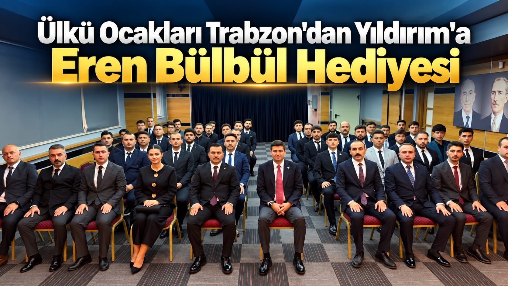 Ülkü Ocakları Trabzon'dan Yıldırım'a Eren Bülbül Hediyesi